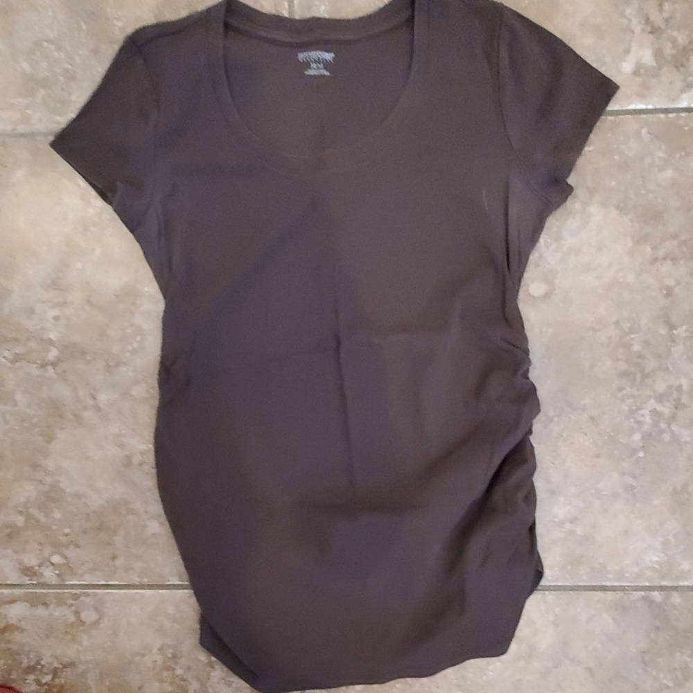 3/$15 Motherhood Maternity size M brown shirt